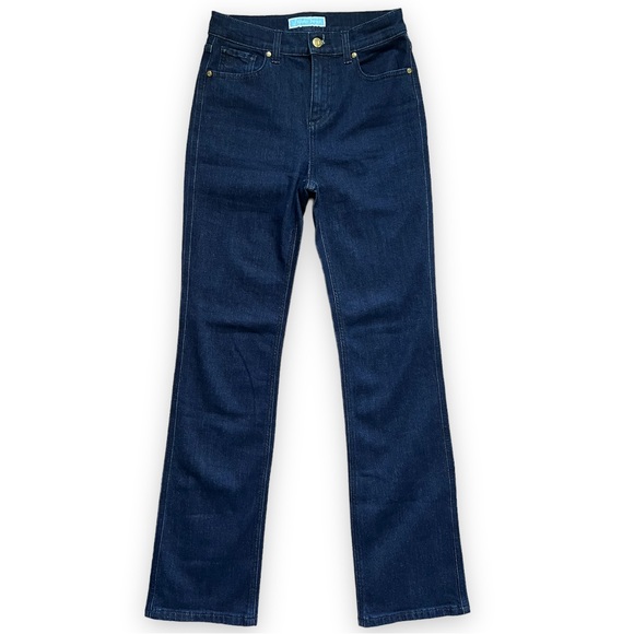 Draper James High Waisted Denim Flare Jeans | EUC Size 26 - Picture 2 of 8